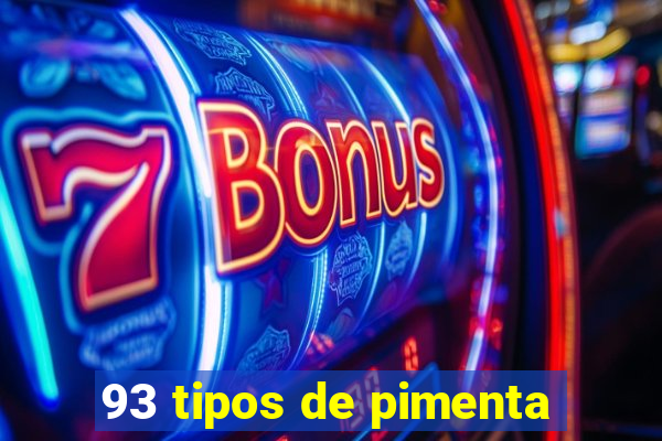 93 tipos de pimenta