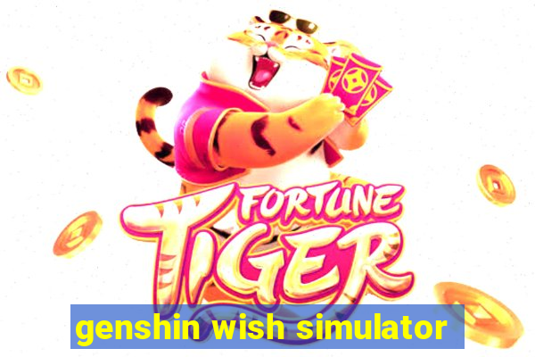genshin wish simulator