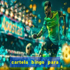 cartela bingo para cha de cozinha imprimir gratis