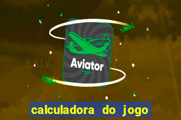 calculadora do jogo do bicho