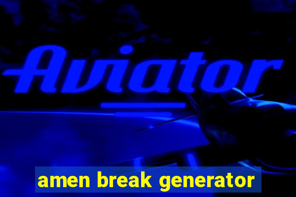 amen break generator
