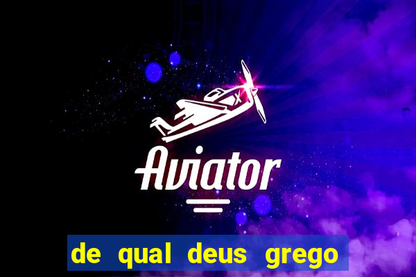 de qual deus grego eu sou filho percy jackson