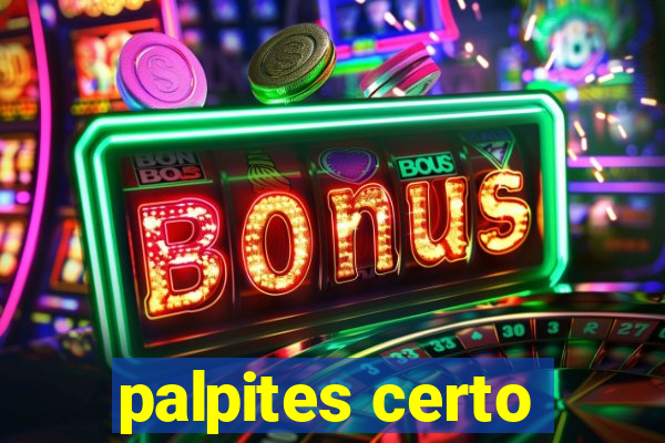palpites certo