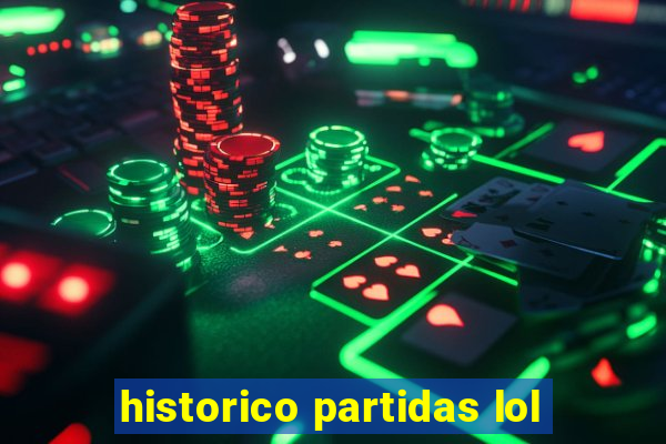 historico partidas lol