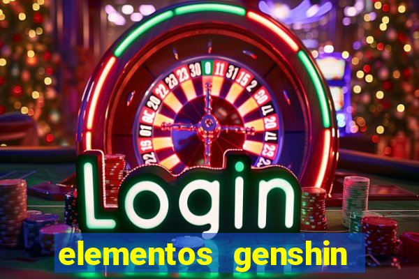 elementos genshin impact fraquezas