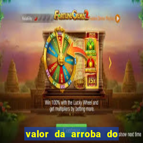 valor da arroba do porco na bahia