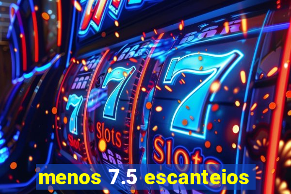 menos 7.5 escanteios
