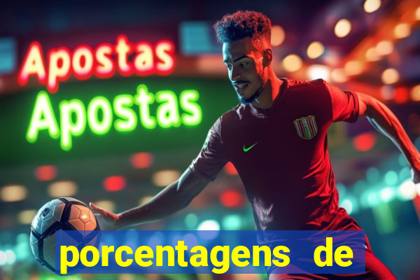 porcentagens de jogos pagantes
