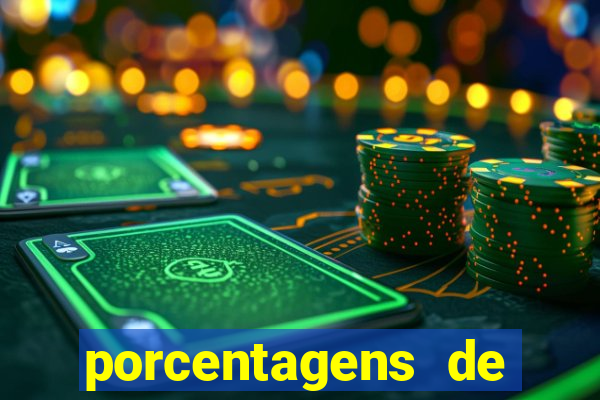 porcentagens de jogos pagantes