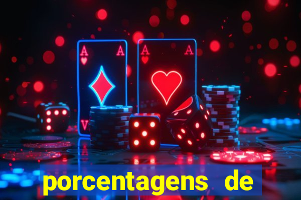 porcentagens de jogos pagantes