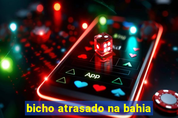 bicho atrasado na bahia