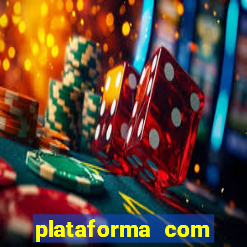 plataforma com chuva de dinheiro