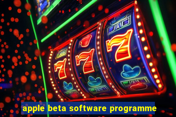apple beta software programme