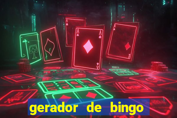 gerador de bingo cha de bebe