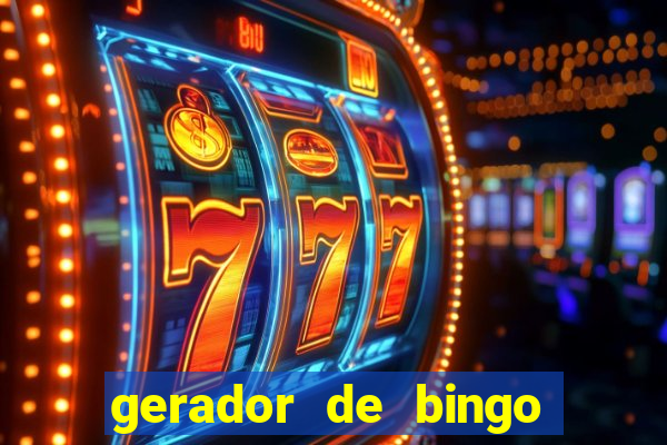 gerador de bingo cha de bebe