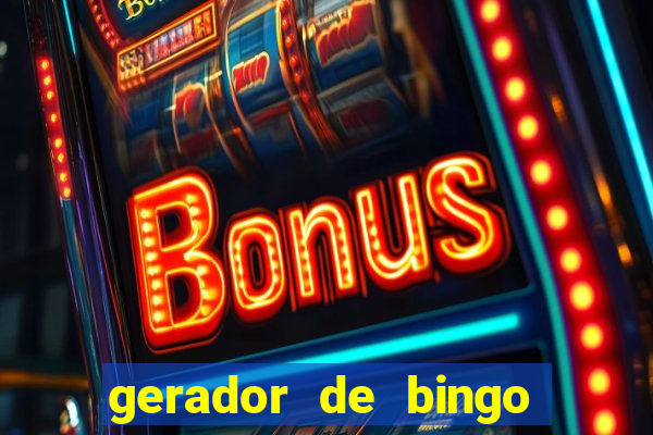 gerador de bingo cha de bebe