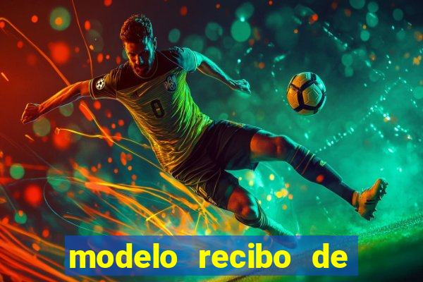 modelo recibo de pagamento word