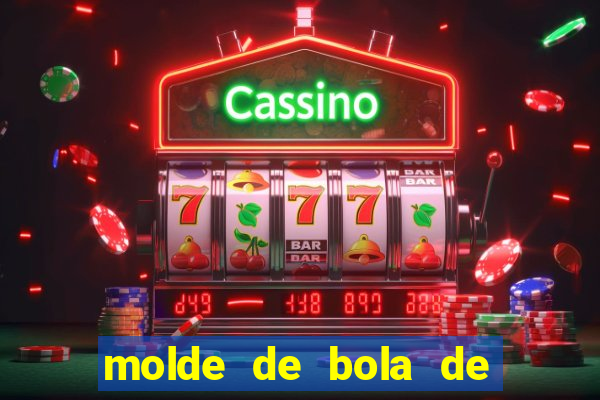 molde de bola de futebol para imprimir