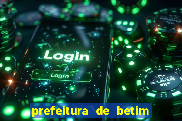 prefeitura de betim - contracheque