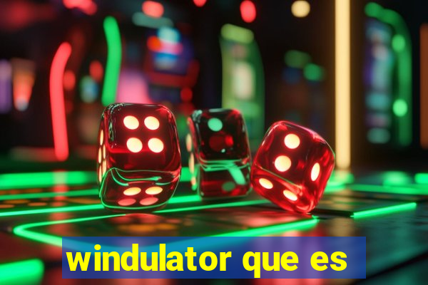 windulator que es