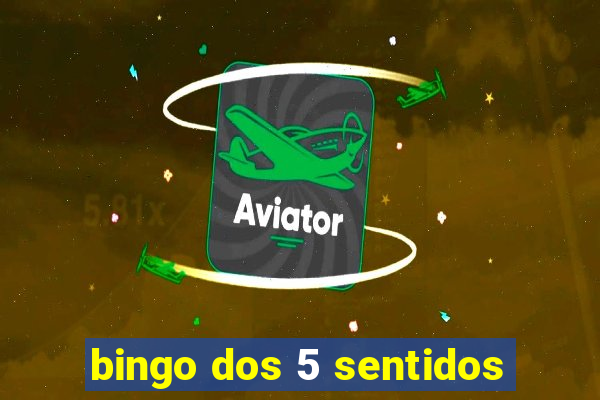 bingo dos 5 sentidos