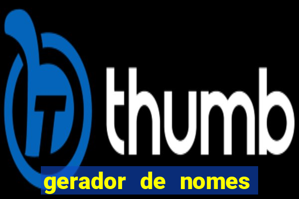 gerador de nomes para jogos