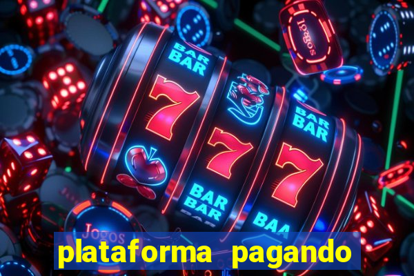 plataforma pagando fortune tiger