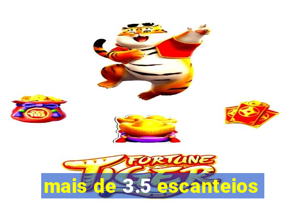mais de 3.5 escanteios