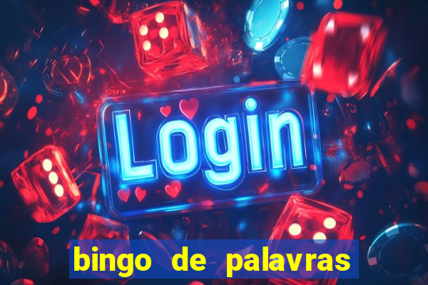 bingo de palavras de natal
