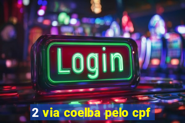 2 via coelba pelo cpf