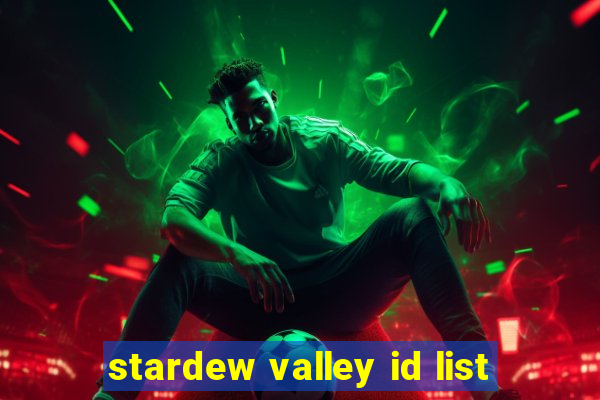 stardew valley id list