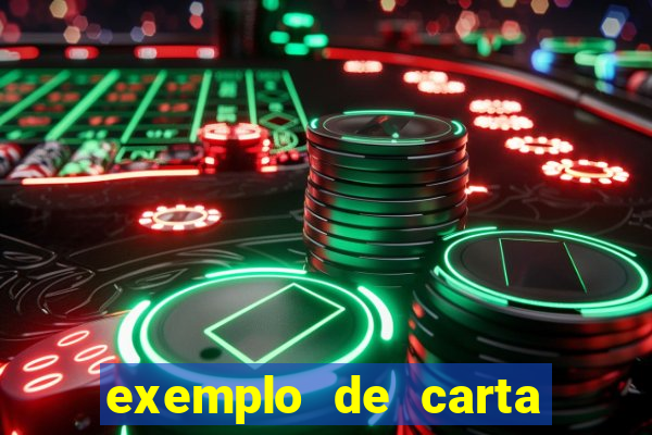 exemplo de carta de leitor