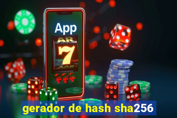 gerador de hash sha256