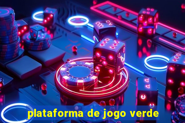 plataforma de jogo verde