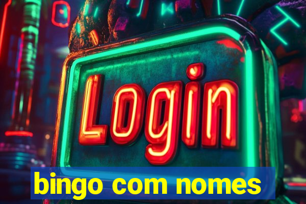 bingo com nomes