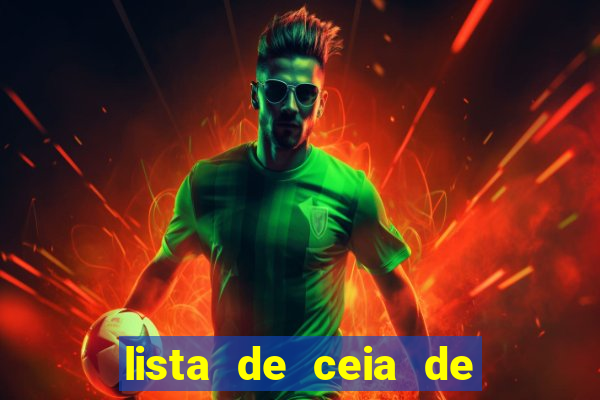 lista de ceia de natal completa