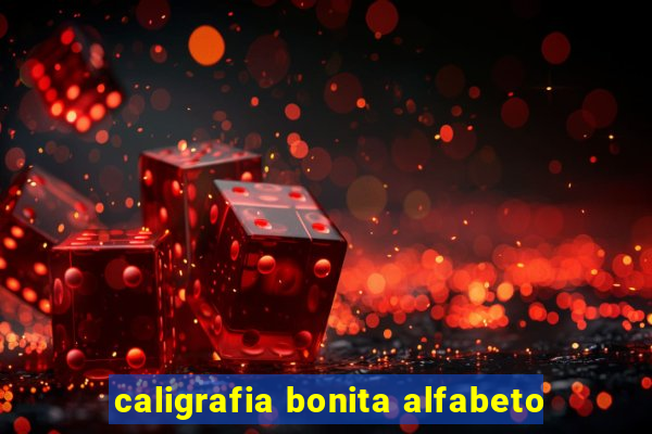 caligrafia bonita alfabeto