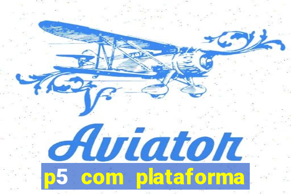 p5 com plataforma de jogos