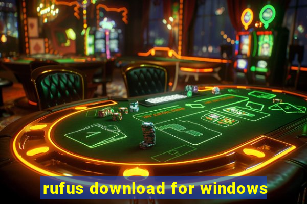 rufus download for windows