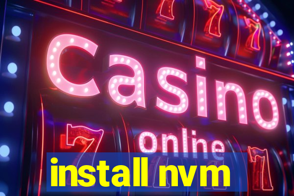 install nvm