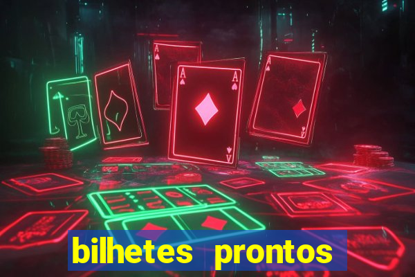 bilhetes prontos futebol hoje