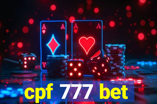 cpf 777 bet