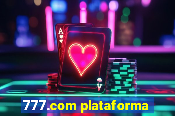 777.com plataforma