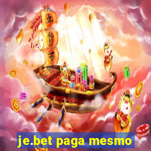 je.bet paga mesmo