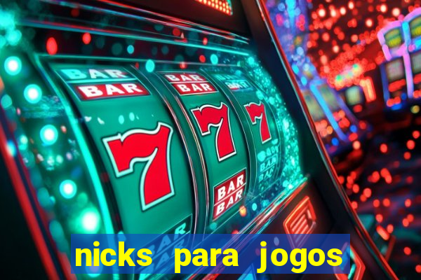 nicks para jogos de tiro
