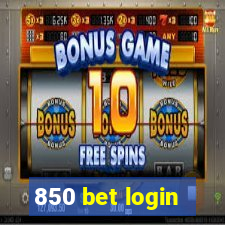 850 bet login