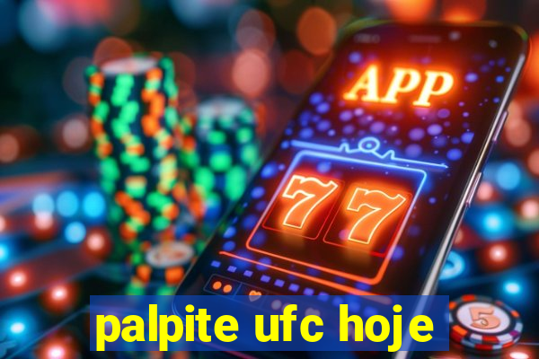 palpite ufc hoje