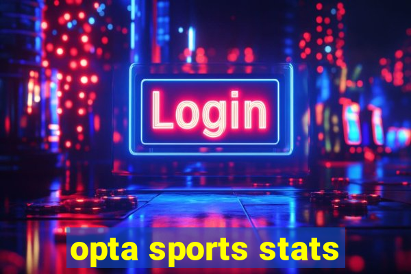 opta sports stats