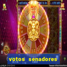 votos senadores impeachment moraes