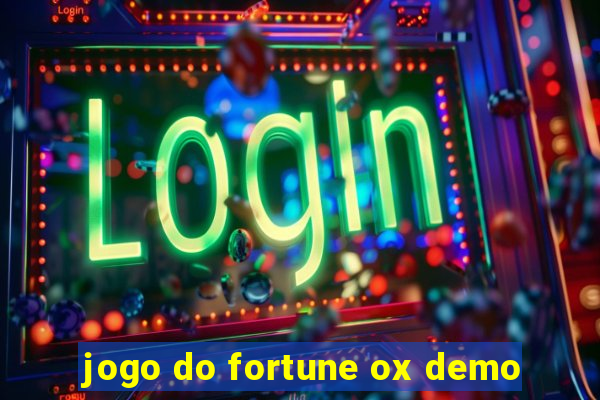 jogo do fortune ox demo